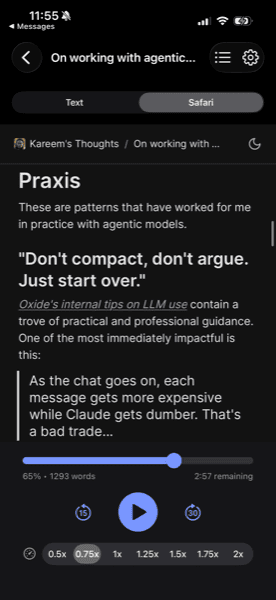 Speak the Web App Screenshot