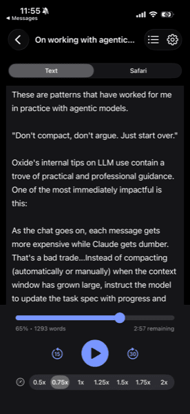 Speak the Web App Screenshot